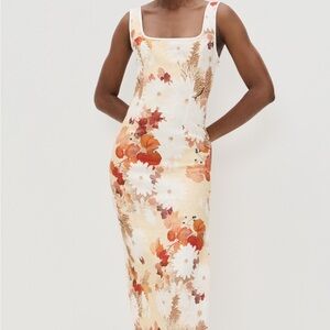 SIR the label Floral Midi Dress